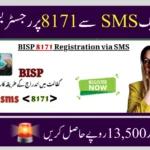 BISP 8171 Registration via SMS 2025