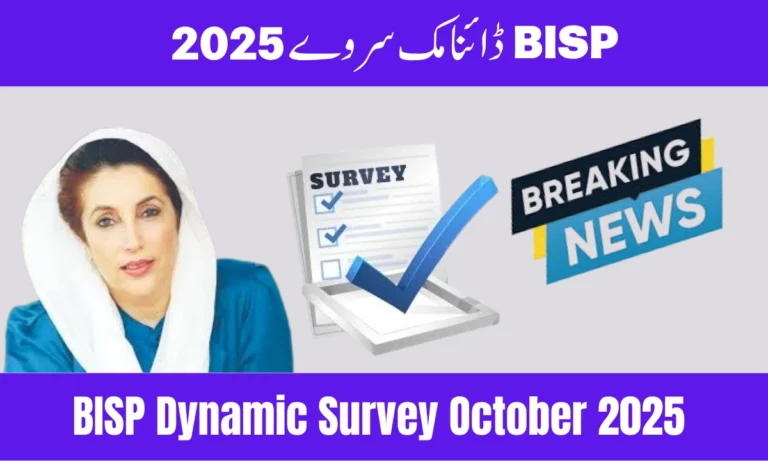 BISP Dynamic Survey 2025: Registration, Documents & Process