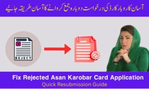 Fix Rejected Asaan Karobar Card Application – Quick Resubmission Guide