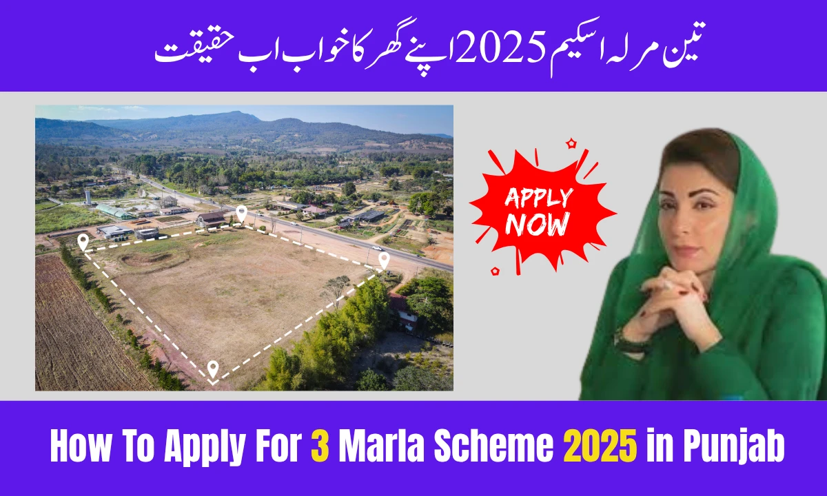 How to Apply for 3 Marla Housing Scheme 2025 in Punjab – Latest October News