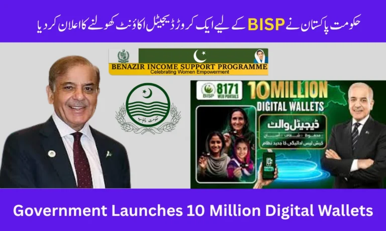 Big Relief for Women: Govt Launches 10 Million Digital Wallets Under BISP